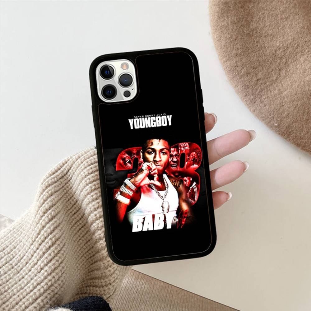 Youngboy Never Broke Again Для iPhone 17 16 Pro Max Air 15 14 13 12 Mini Plus 11 Жесткий PC+TPU Задняя крышка телефона