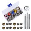 Snap Fastener Kit Metal Press Stud Leather Tich Button Tool Clothing Accessories