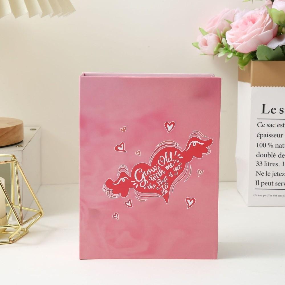 6 Inch 100 Pockets Scrapbook Album Laminated Slip-in Picture Albums  Baby Growth Record