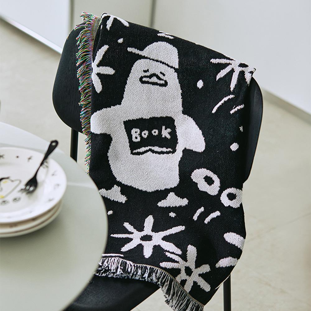 LINE FRIENDS Sebon Rama Buri Sketch Design Cozy Blanket