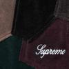 Supreme Пэчворк Велюр Короткий Темно-синий