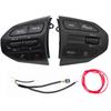 New Steering Wheel Button Cruise Control Volume Switch With Red line For KIA K2 RIO 2017 2018 2019 RIO 4 X LINE Picanto 3