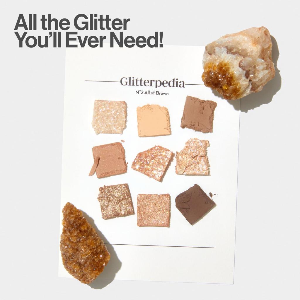 Anlicia Glitterpedia Eye Shadow All of Eye Make Cosmetics [UNLEASHIA] N°2 Brown/Glitterpedia Palette/Palette/Eye Makeup/Point