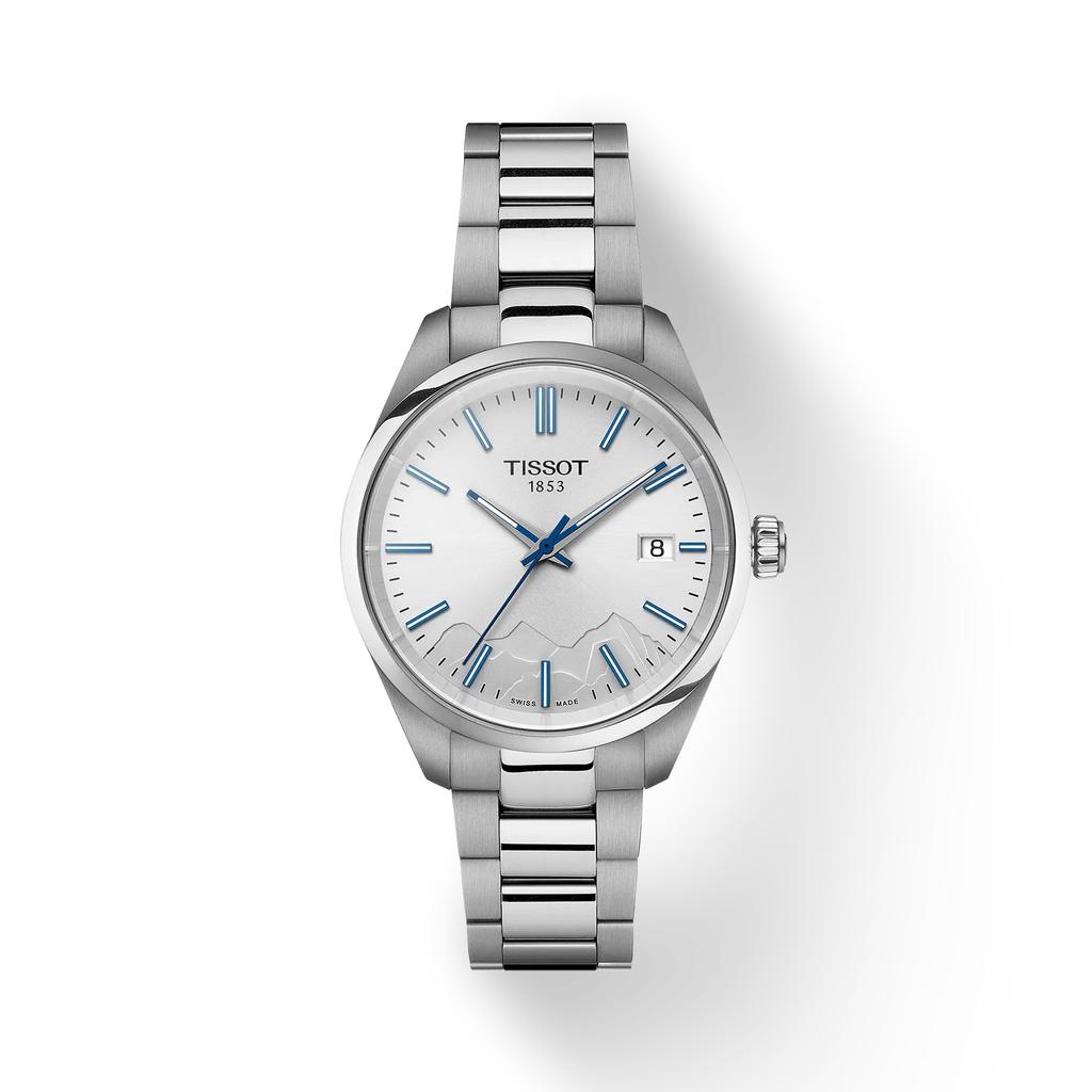 Tissot Мужские модные часы из нержавеющей стали с серебристым циферблатом T150.210.11.031.01
