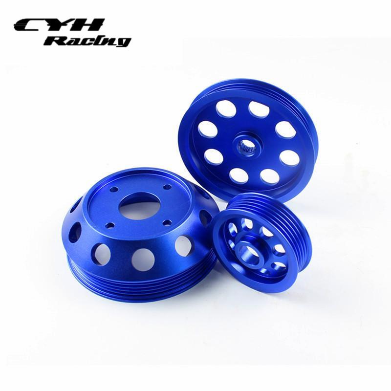 Aluminum Light-Weight Crank Shaft Pulley For Nissan Silvia S14 S15 SR20 89-98