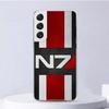 Мягкий чехол N7 Mass Effect для Samsung Galaxy S25 S24 S23 S22 Ultra Чехол для телефона S21 S20 FE S10 Plus S25Edge + Funda Coque