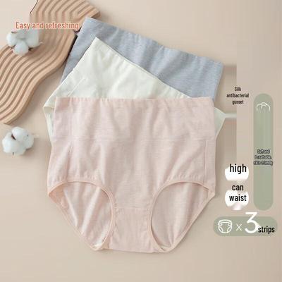 Yiershuang Женские трусы-слипы с высокой талией и контролем живота, 3 шт.