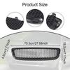 Mesh Grill Grille Lightweight Decoration Spare Parts Replacement Elegant Upgrade 30744915 for Volvo S40 V50 2008-2012