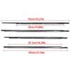 Car Side Window Weatherstrip Sealing Trims Chrome Glass Sealant Strip Weather Strip For Honda Accord 2008-2012(For US Version)