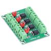 Voltage Control Adapter Module 4 Road 817 Optocoupler Anti Interference Photoelectric Isolation Modu