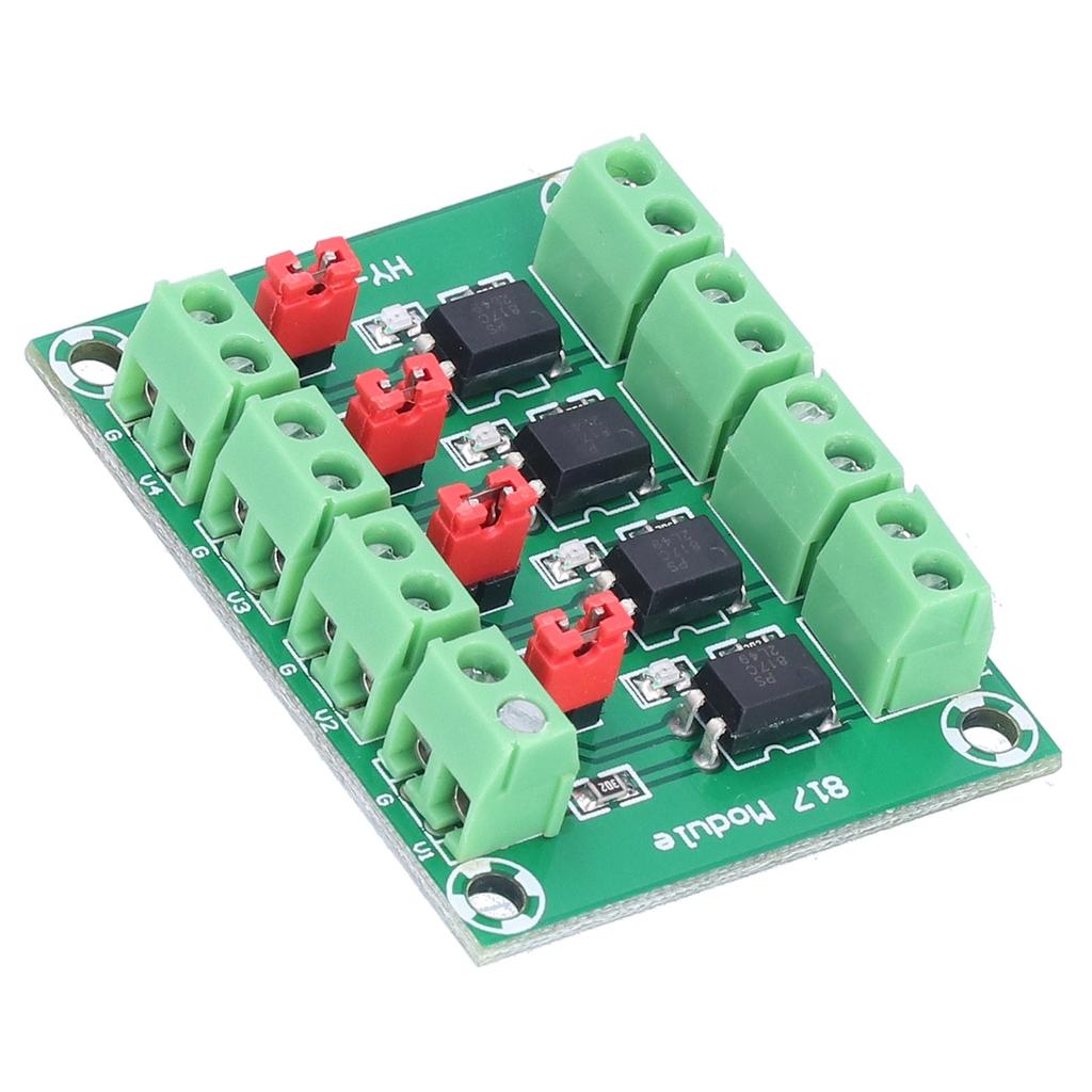Voltage Control Adapter Module 4 Road 817 Optocoupler Anti Interference Photoelectric Isolation Modu