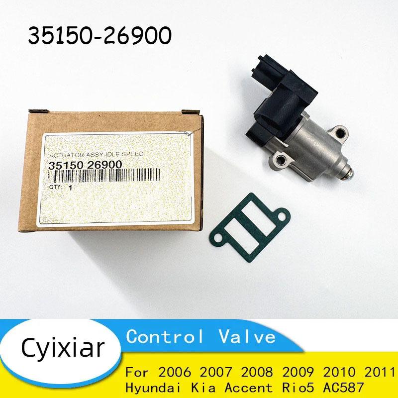 Idle Air Control Valve Auto Parts Fit for 2006 2007 2008 2009 2010 2011 Hyundai Kia Accent Rio5 AC587 3515026900 35150-26900