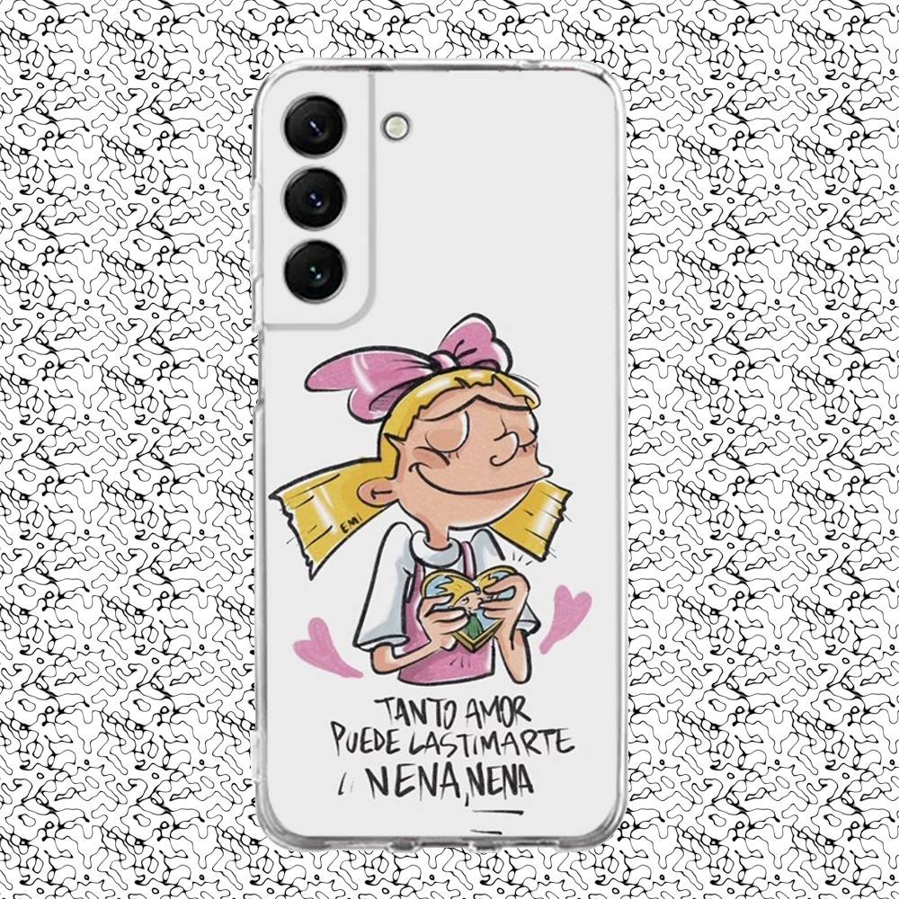 Мультяшный чехол для телефона Эй, Арнольд! Для Samsung S24,30,21,22,23,20 FE,lite,PIus,Ultra,5G,Note,9,10 Прозрачная крышка
