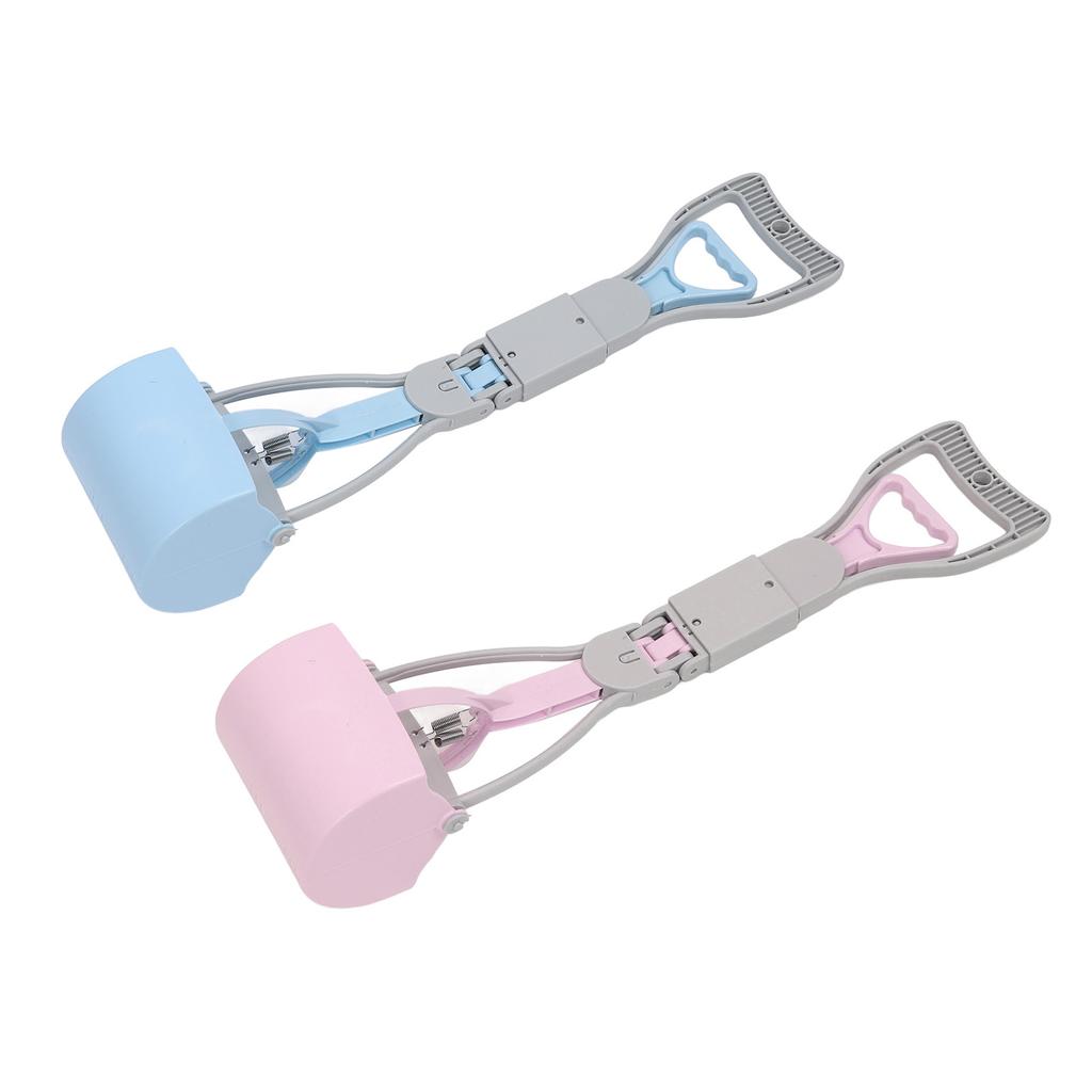 Non Breakable Pet Pooper Scooper for Dogs Long Handle High Strength Spring Large Poop Picker Upper F