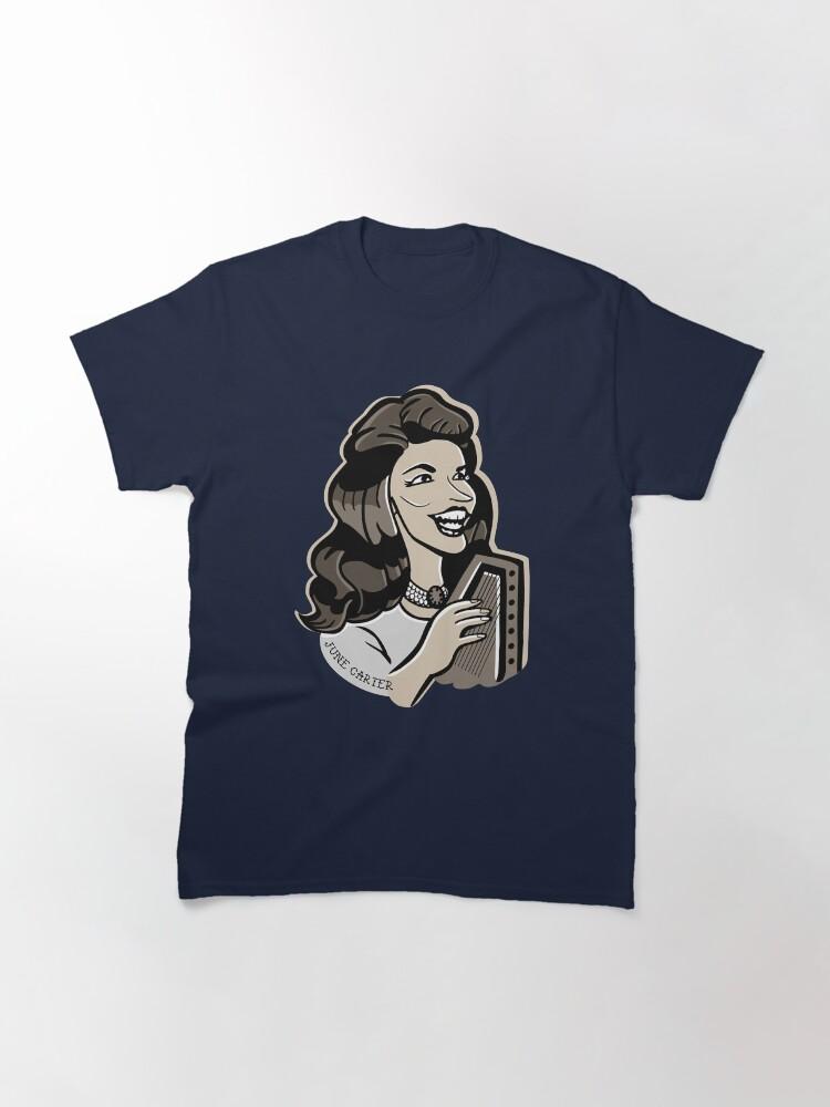 June Carter Cash People Call Me June Carter Cartoon Christmas Classic T-Shirt