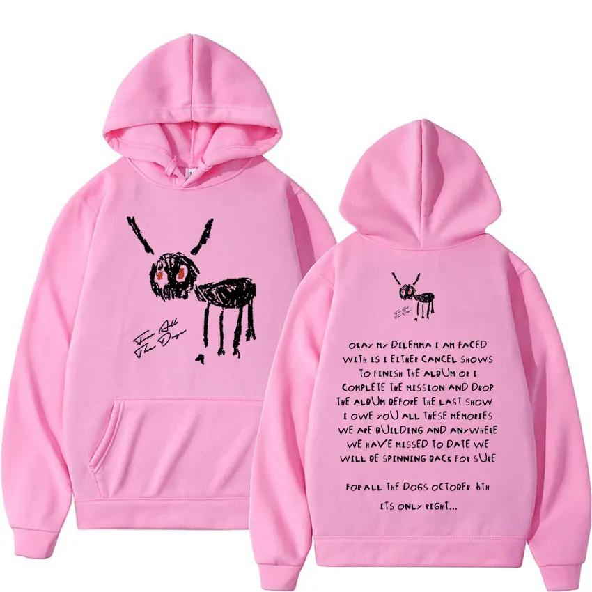 Новый рэпер Дрейк для All TheM Dogs Letter Printed Женская унисекс уличная мода хип-хоп Y2K с капюшоном