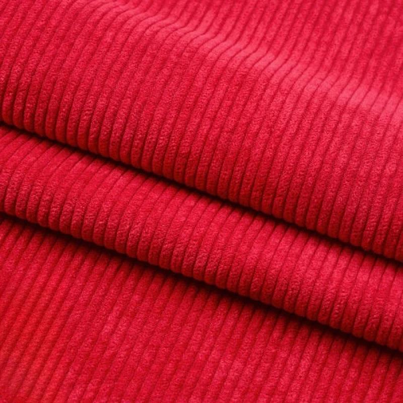 100x140cm Solid Color Corduroy Fabric Shirt Children's Cotton Jacket Sweater Sofa Velvet Cloth Lining DIY Sewing Brocade
