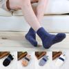 Autumn Winter Plush Thickened Warm Socks Middle Tube Velvet Soft Coral Fleece Fluffy Sleeping Fuzzy Home Floor Men Boots Socks