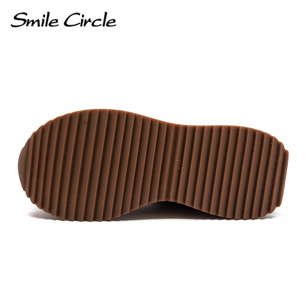 Женские кроссовки из натуральной кожи с круглым носком, увеличивающие рост, модные повседневные туфли на толстой подошве