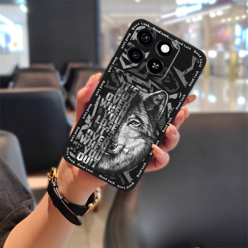 Защитный грязеотталкивающий чехол для телефона ZTE Blade A35/A55, мультяшный силиконовый мягкий чехол, водонепроницаемый, милый.