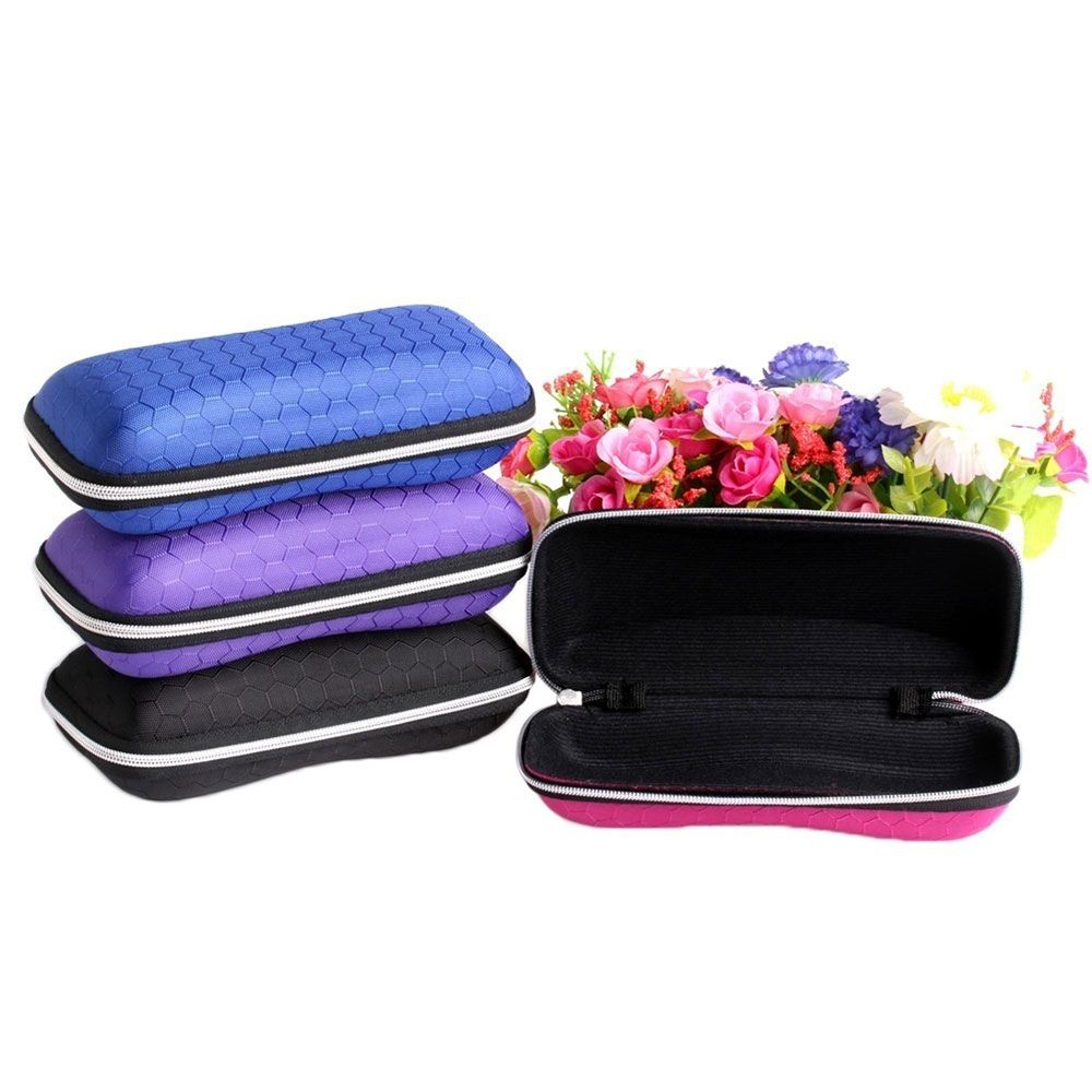 Outdoor Rectangle Holder Zipper Box Hard Eye Glasses Eyewear Protector Sunglasses Case