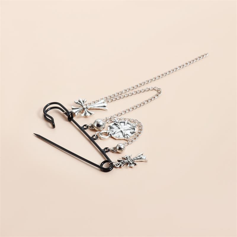 Элегантная брошь-кисточка с жемчужной цепочкой, модная женская одежда, декор, аксессуары, ювелирная булавка, булавки для регулировки талии брюк, подвеска для сумки, подарки