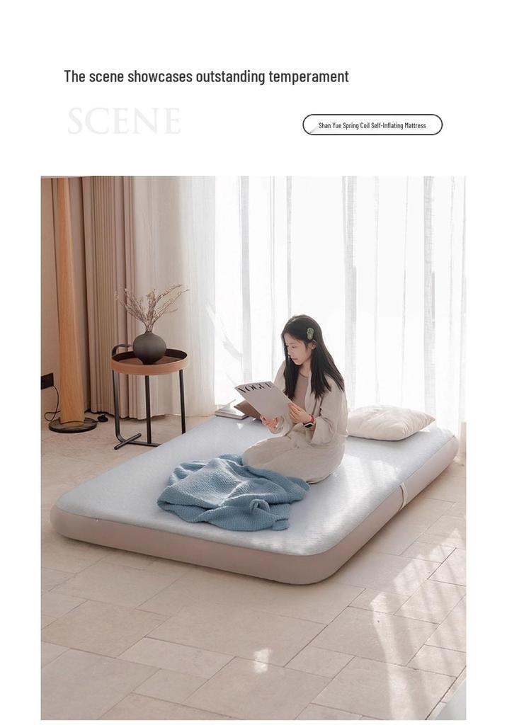 Mountain Air Mattress: Outdoor Camping & Indoor Automatic Inflatable Bed