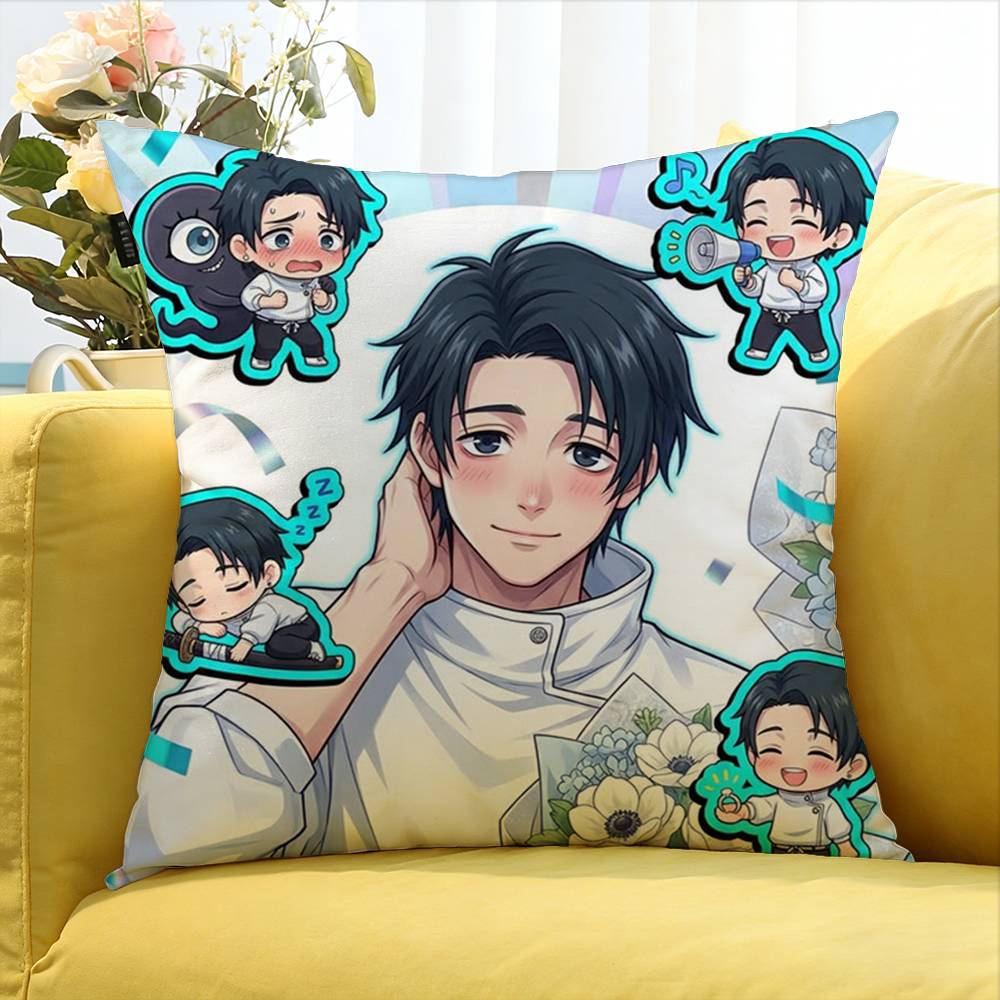 OOkkotsu Yuta Various Sizes Square Pillow Case For Car Home Bedchamber Decor