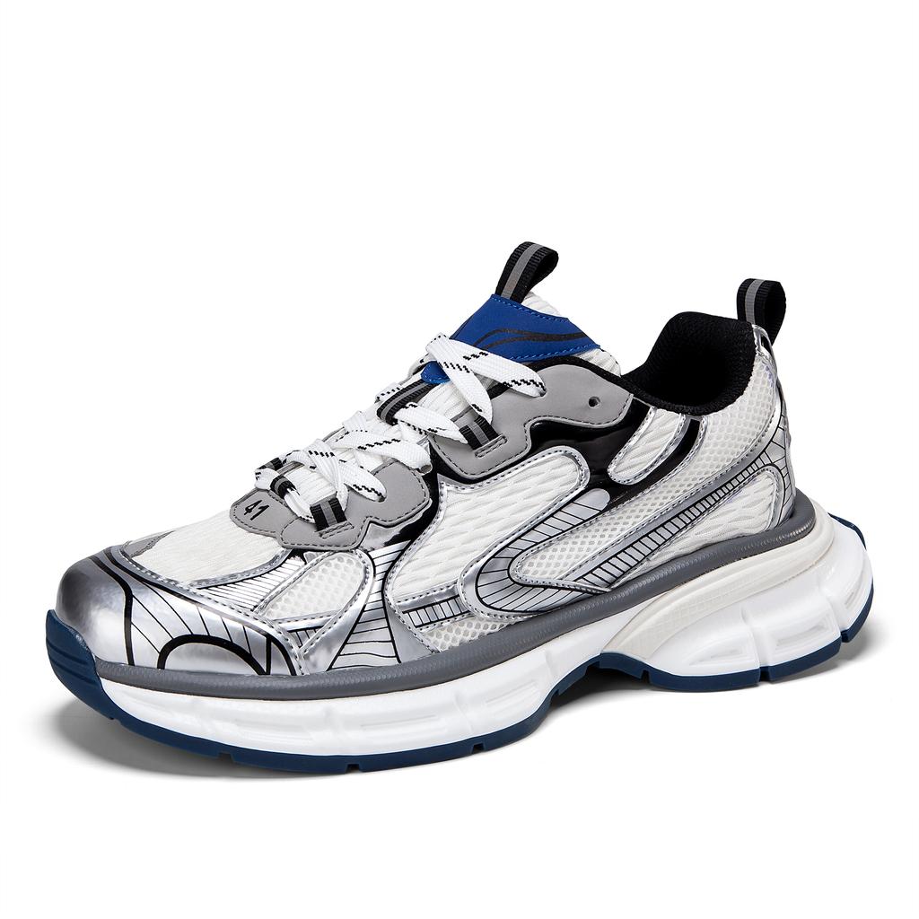 Men Sneakers Breathable Running Shoes Basketball Shoes Shock Absorbing Sole 8309