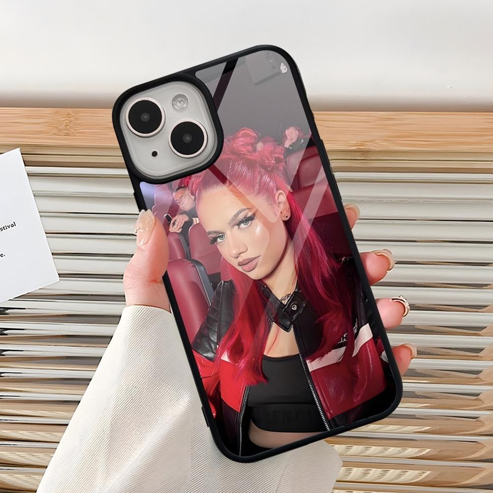 Чехол для телефона B-Badmomzjay Для iPhone 15 Pro Max 14 12 11 13 Mini 16 8 7 Plus X Xs XR PC+TPU Задняя крышка