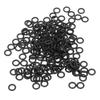 200 шт. черное резиновое уплотнительное кольцо, устойчивое к истиранию гибкое универсальное уплотнительное кольцо для рыбалки