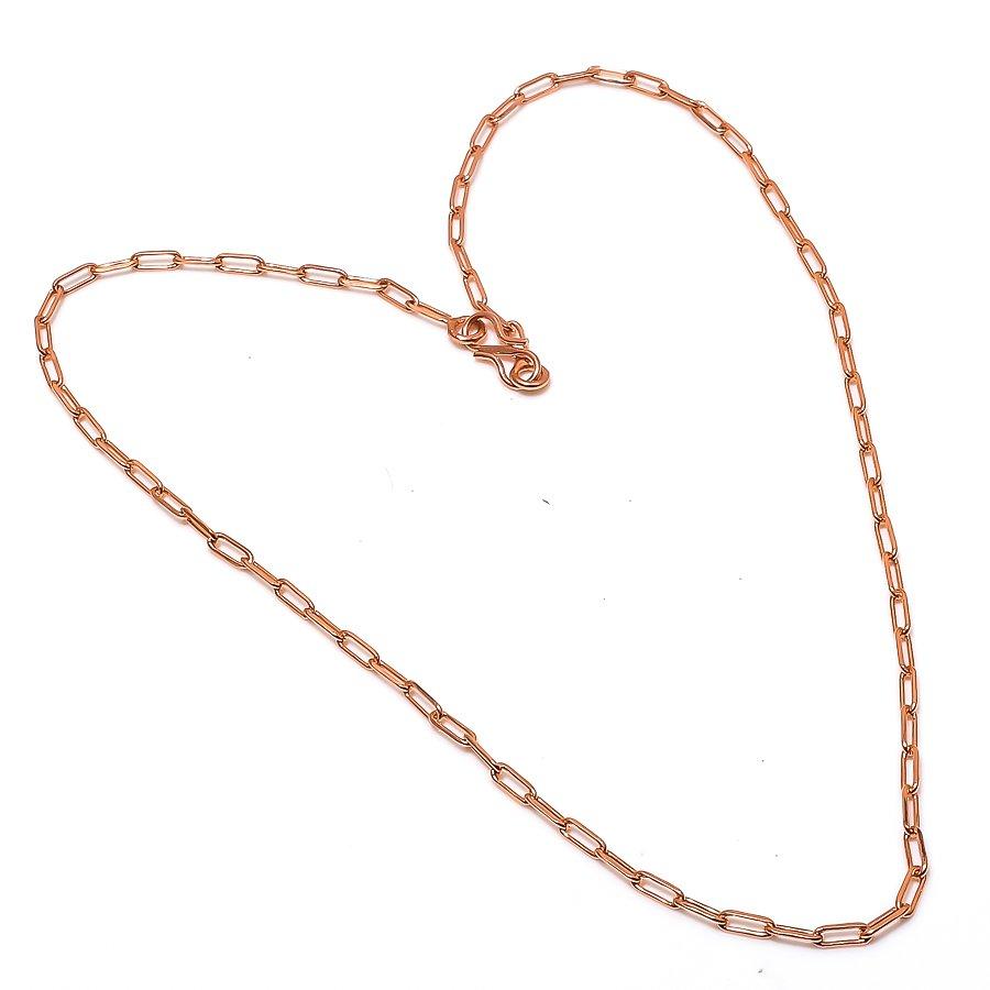 Handcrafted Wire Wrapping Women And Men Chain Elegant Gift Necklace Copper CO 01