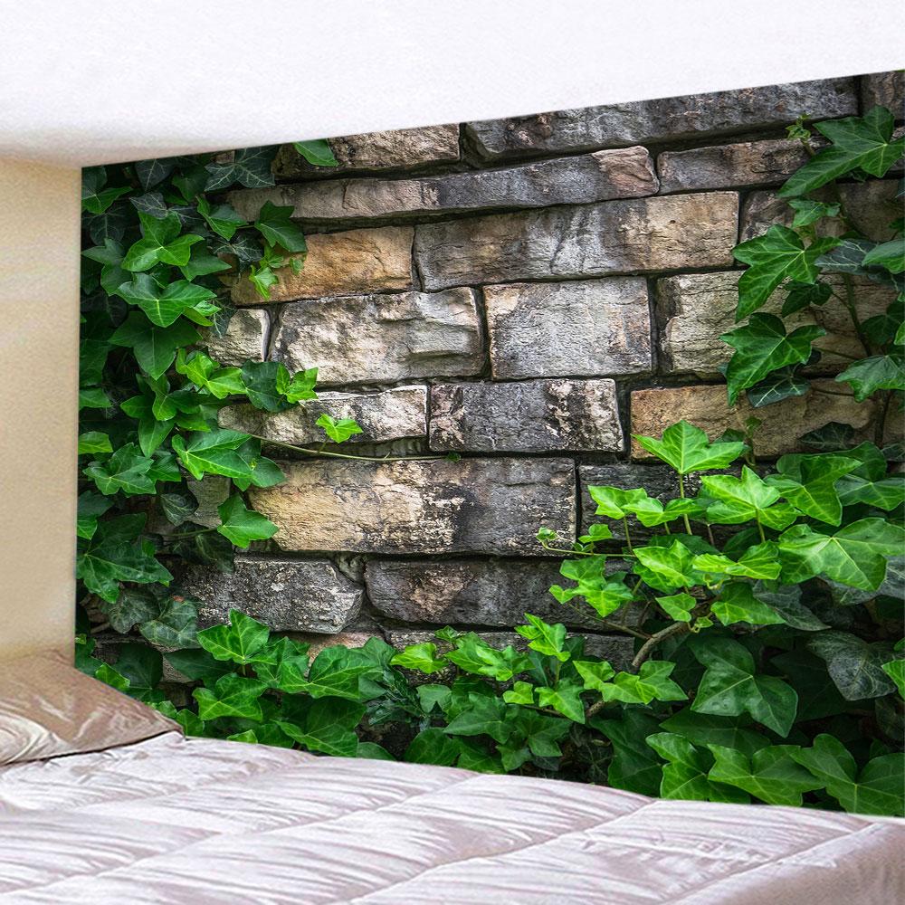 Spring Flowers Wood Fence Tapestry Nature Pink Rose Plant Flower Wall Hanging Garden Window Nature Scenery Tapestry