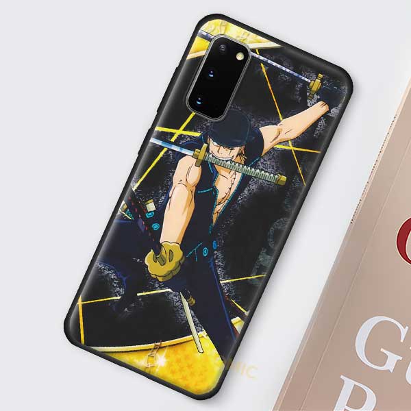 Цельный чехол с рисунком аниме для Samsung Galaxy S20 FE S21 S10 Note 20 Ultra S9 Plus S8 10 Lite S10e 9, черный чехол для телефона