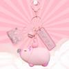 Creative Capybara Keychain Cartoon Car Key Ring Delicate Kapibara Pendant Keyring  Female