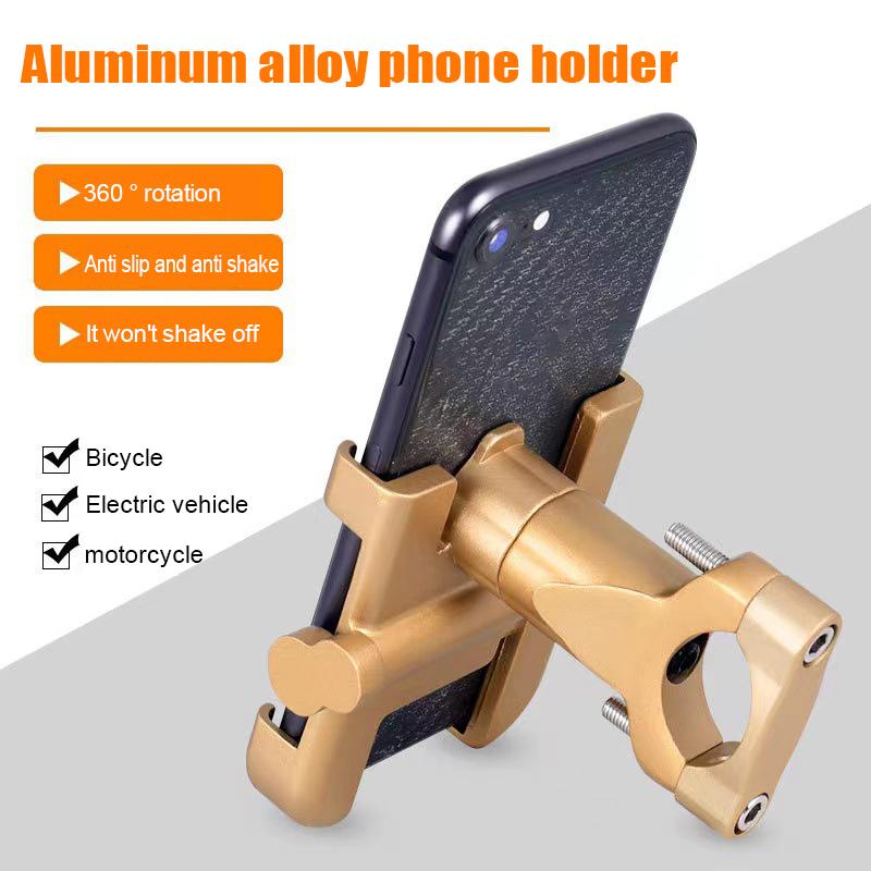 Универсальный держатель для мобильного телефона из алюминиевого сплава для мотоцикла, велосипеда, прочное крепление для смартфона на руль, аксессуары для мотоцикла