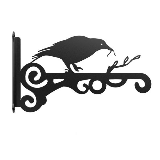 Металлический настенный крючок с покрытием, вешалка для растений, настенный крючок в виде силуэта животного, антикоррозийный кронштейн для подвешивания растений в помещении и на открытом воздухе, кормушки для птиц, фонари