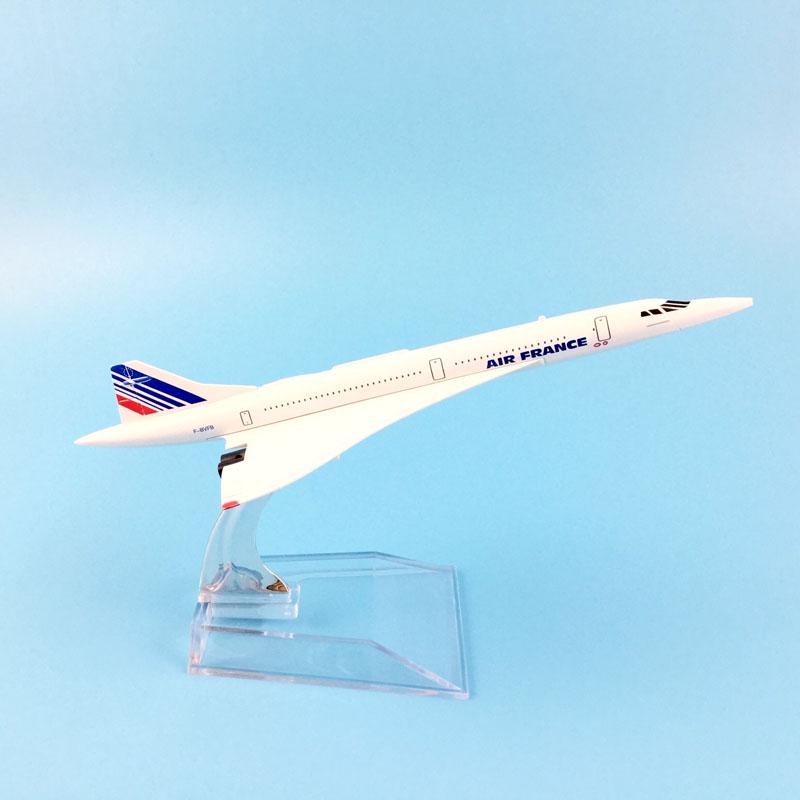 Concorde Air France Литая модель самолета Масштаб 1/400 Литой самолет Модель самолета из сплава Детские игрушки Коллекции Подарки