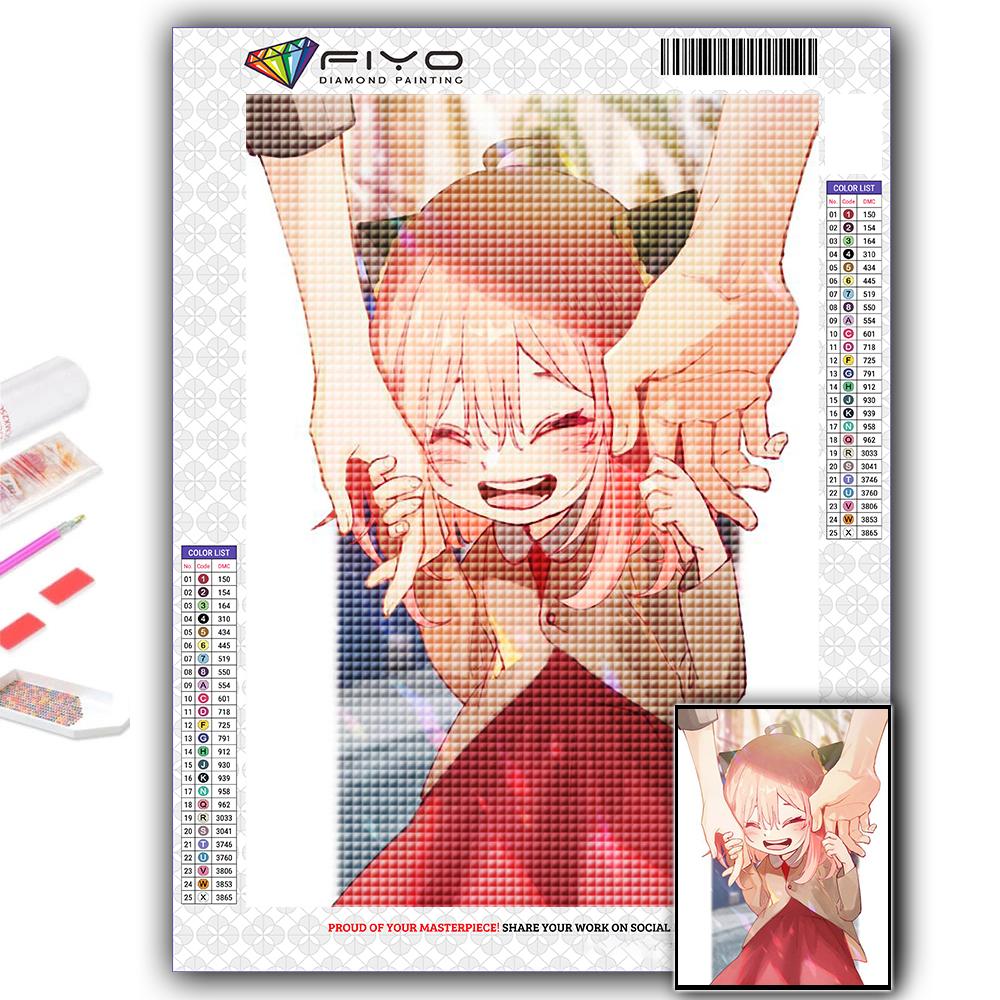 5D Diy Алмазная картина Аниме Плакат Шпионская семья Вышивка крестиком Полный Алмазная вышивка Мозаика
