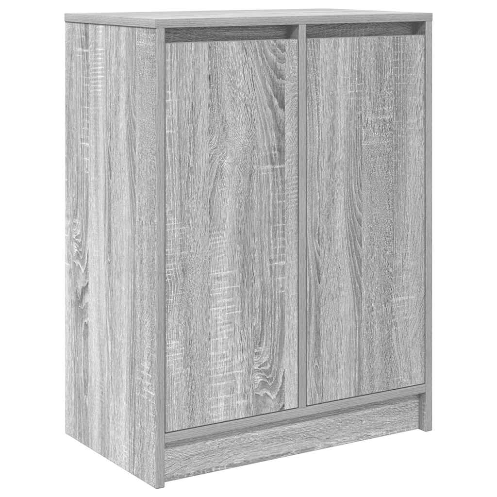 Shoe Cabinet Grey Sonoma 57 x 34 x 76 cm Engineered Wood