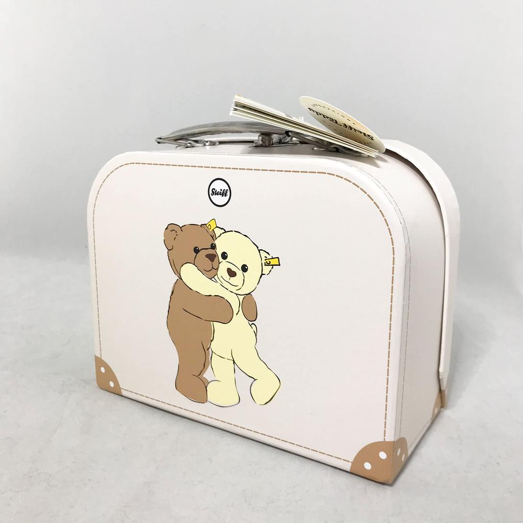 Мягкая игрушка мишка Steiff Teddy bearr эксклюзивный чемодан 08Mila Teddy bear in suitcase [item]
