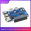 Плата расширения Gigabit Ethernet и USB 3.2 хаб для Raspberry Pi 5 Gen 4B
