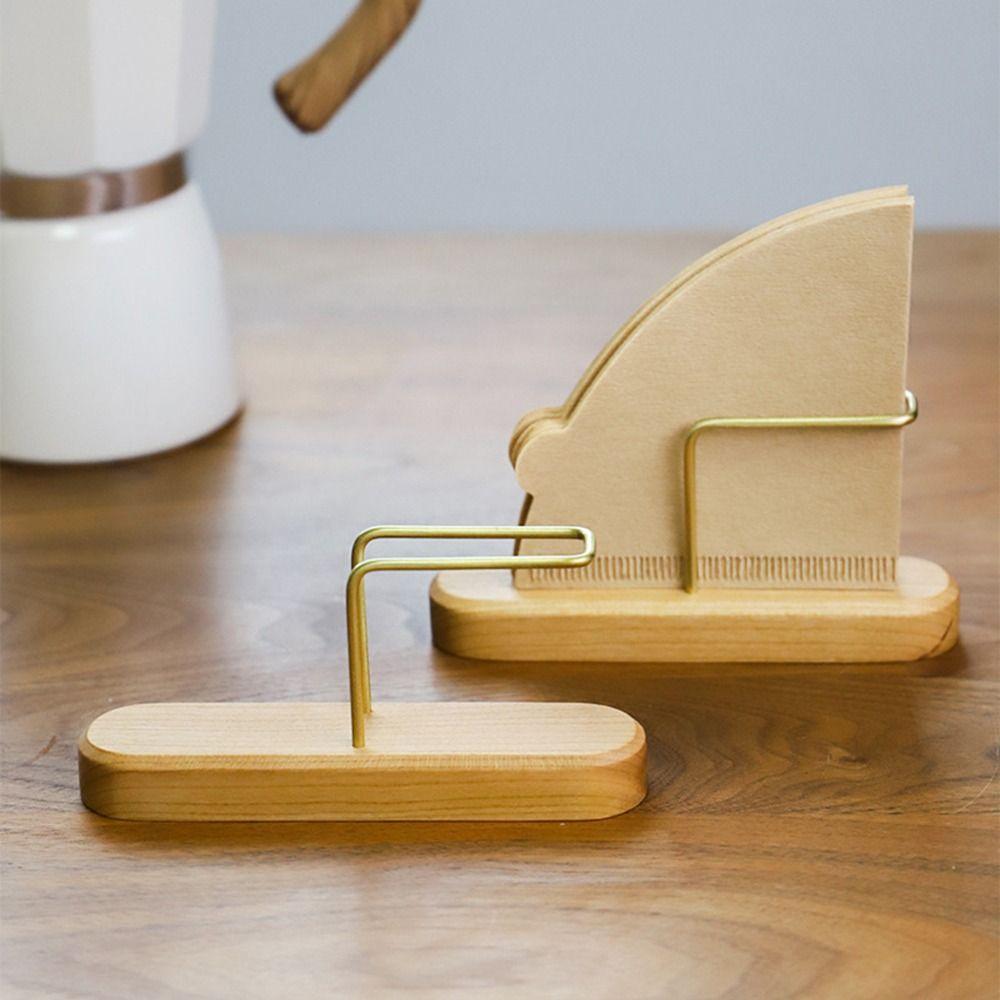 Прочный держатель для кофейного фильтра Универсальный контейнер для фильтровальной бумаги Стойка для хранения фильтров Инструменты бариста