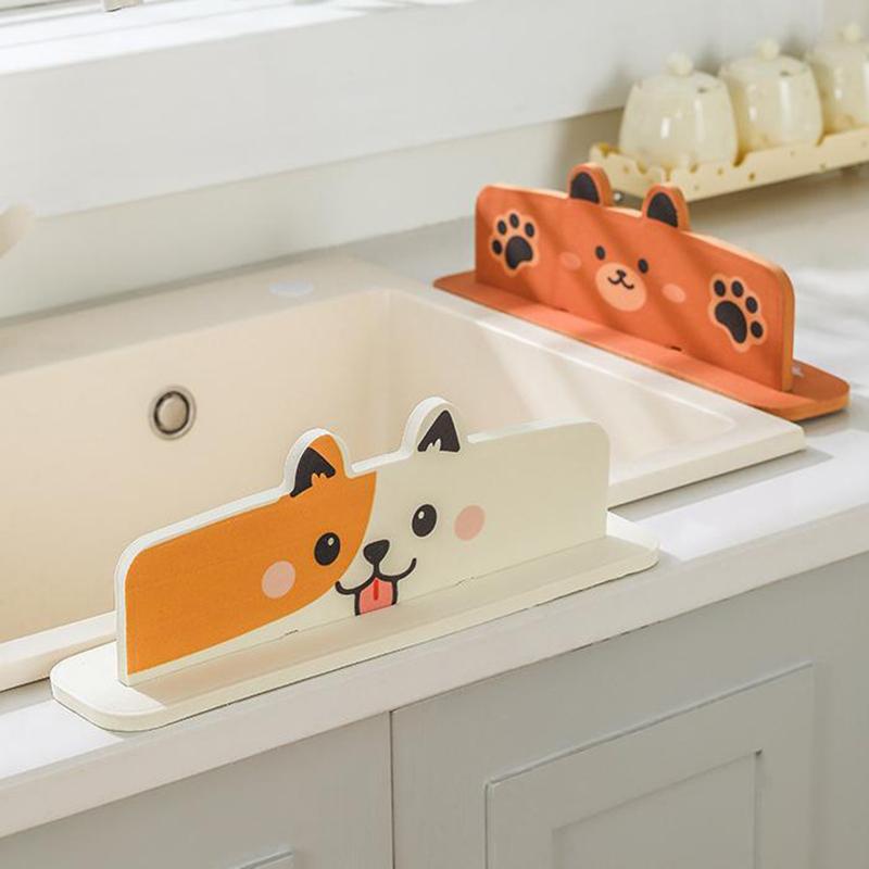 Силиконовый брызговик для кухонной раковины, защита от брызг воды при мытье, водонепроницаемый экран от брызг, барная стойка, защита от воды