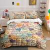 Watercolor Hearts & Notes Bedding Duvet Cover Set Duvet Cover Pillowcases  (1*Duvet Cover 2*Pillowcases, Without Duvet Insert)