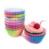 Vivi Bakie Muffin Cups, 100-Count, 4 Colors, Disposable Paper Cups for Baking, Greaseproof Paper Cups, Ideal for Cupcakes, Lunch Boxes, and Confection