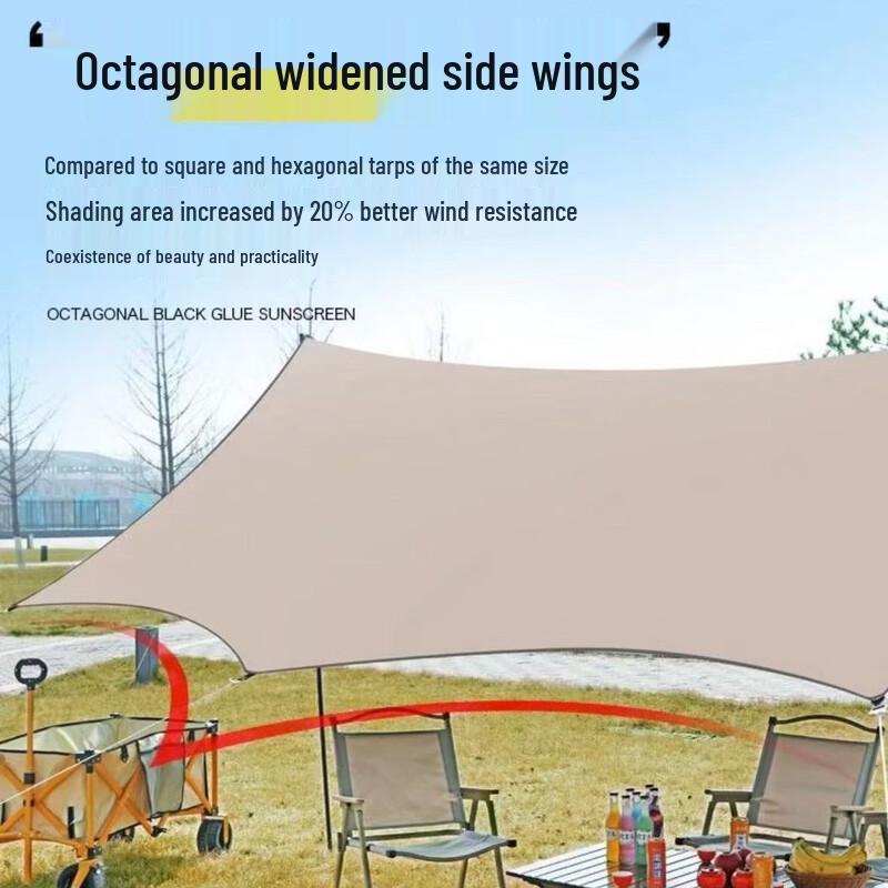 ZISIZ Square Blackout Canopy Tent