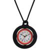 Pocket Watch Nurse Watch Pendant Watch Analog Waterproof Silicone Necklace Clock Case Removable Simple Stylish Black Men's Women's