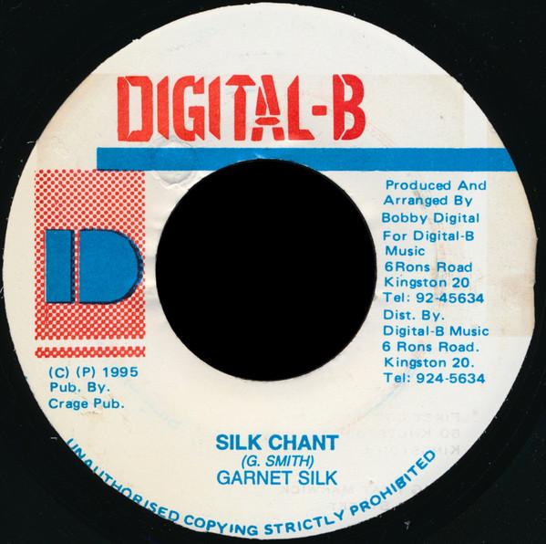 7-дюймовая пластинка GARNETT SILK Silk Chant NONE DigitalB 1995 Ямайка Регги Ска Даб Б/у