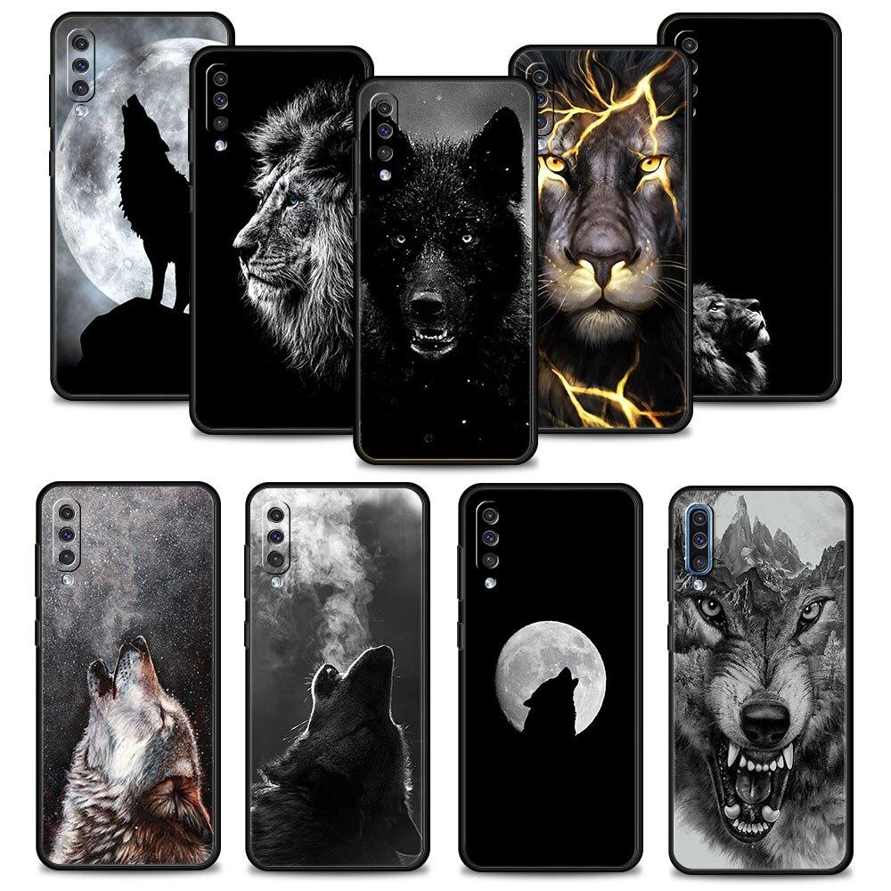 Полный мягкий зверь Лев волк для Samsung Galaxy A10 A70 A20e A20s Note 20 Ultra 10 A30 A10s A40 A50 M52 5G A03 A01 чехол для телефона